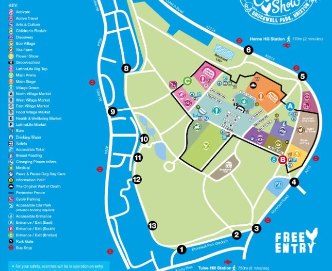 Show map